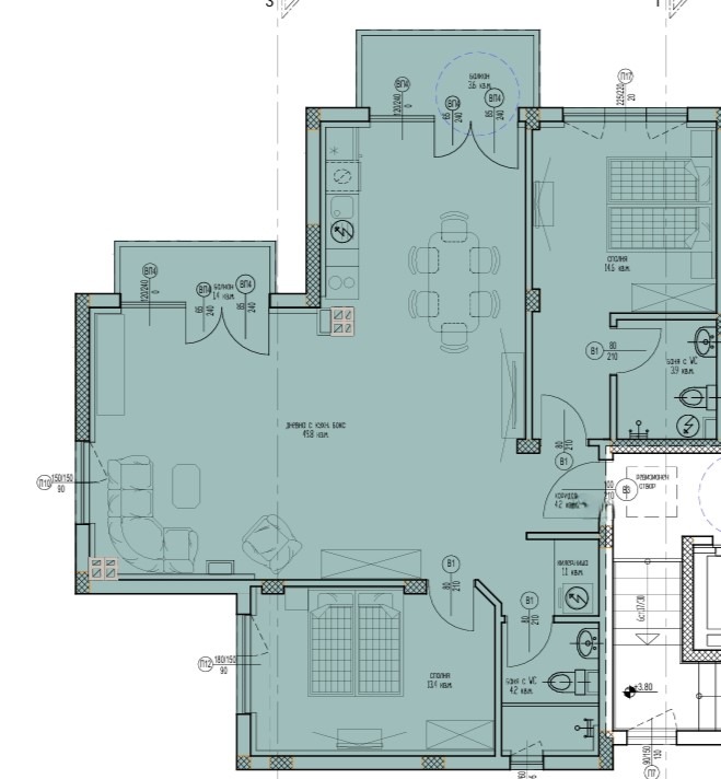 Продава 3-СТАЕН, гр. Варна, Галата, снимка 7 - Апартаменти - 54187129