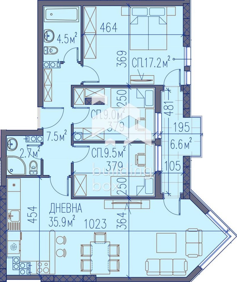 Продава 4-СТАЕН, гр. Пловдив, Христо Смирненски, снимка 7 - Aпартаменти - 47202760