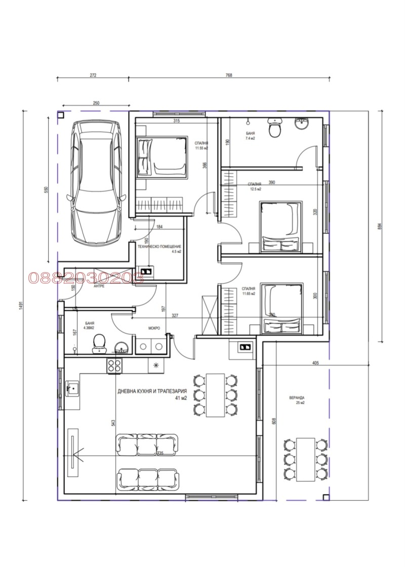 Продава КЪЩА, с. Пчелин, област София област, снимка 7 - Къщи - 52770053
