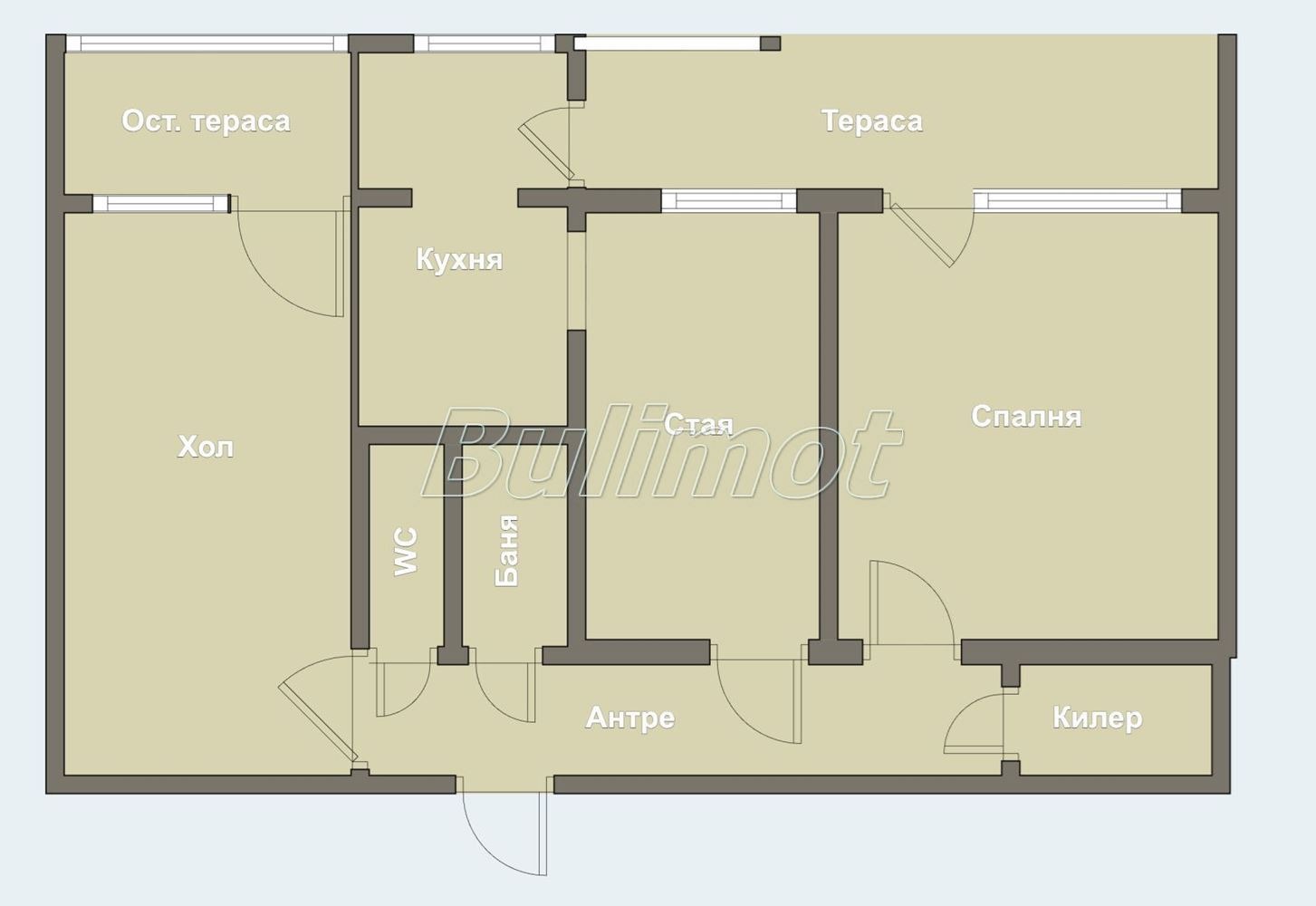 Продава 3-СТАЕН, гр. Варна, Младост 2, снимка 5 - Апартаменти - 54022579