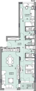 Продава 3-СТАЕН, град Пловдив, Гагарин • 153900 € / 301002.24 лв. • 23550977 5