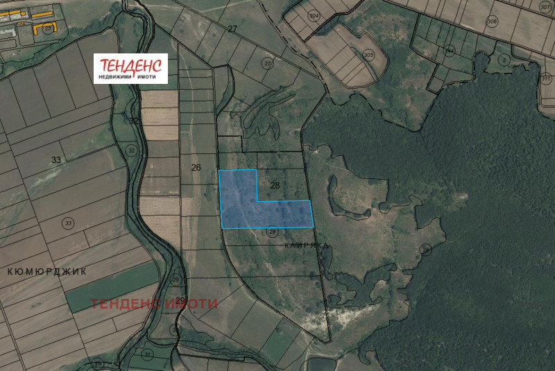 Продава ЗЕМЕДЕЛСКА ЗЕМЯ в област Кърджали, с. Звиница - 27 дка / 30 000 € » 58 674.90 лв., ТЕНДЕНС ИМОТИ