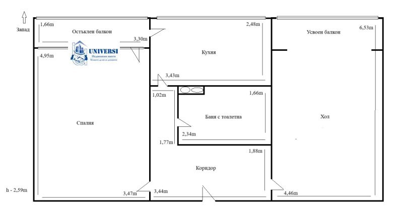 Продава 2-СТАЕН, гр. София, Гоце Делчев, снимка 13 - Aпартаменти - 47977300