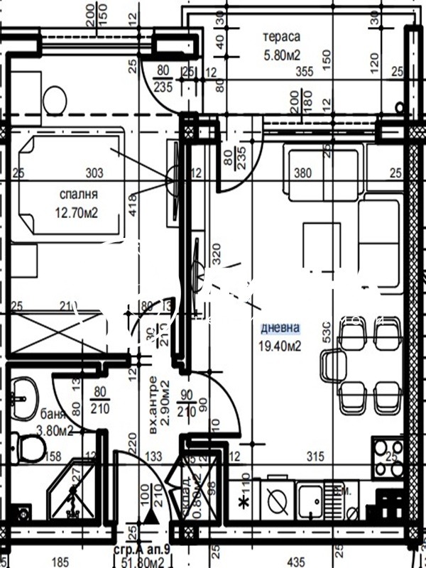 Продава 2-СТАЕН, гр. Пловдив, Беломорски, снимка 5 - Aпартаменти - 48718247