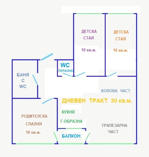 Продава 4-СТАЕН, гр. Варна, ВИНС-Червен площад, снимка 5 - Aпартаменти - 49296526