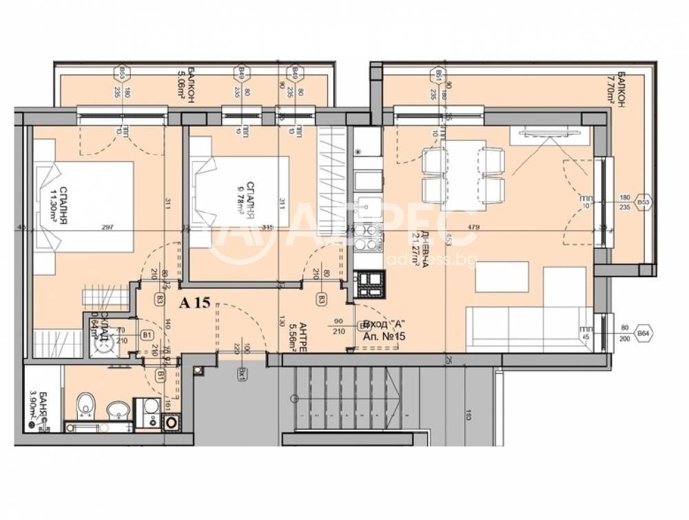 Продава 3-СТАЕН, гр. София, Манастирски ливади, снимка 3 - Апартаменти - 52166803