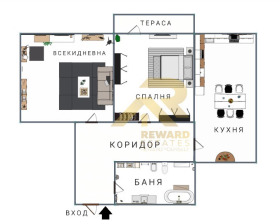 1 chambre Podouyane, Sofia 9