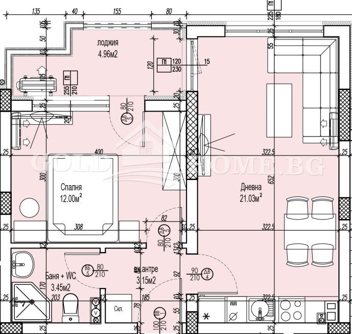 Продава 2-СТАЕН, гр. Пловдив, Южен, снимка 2 - Апартаменти - 56093065