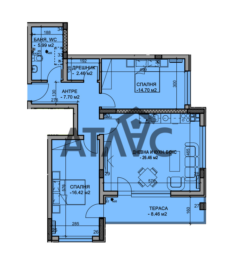 Продава 3-СТАЕН, гр. Пловдив, Христо Смирненски, снимка 2 - Апартаменти - 54829146
