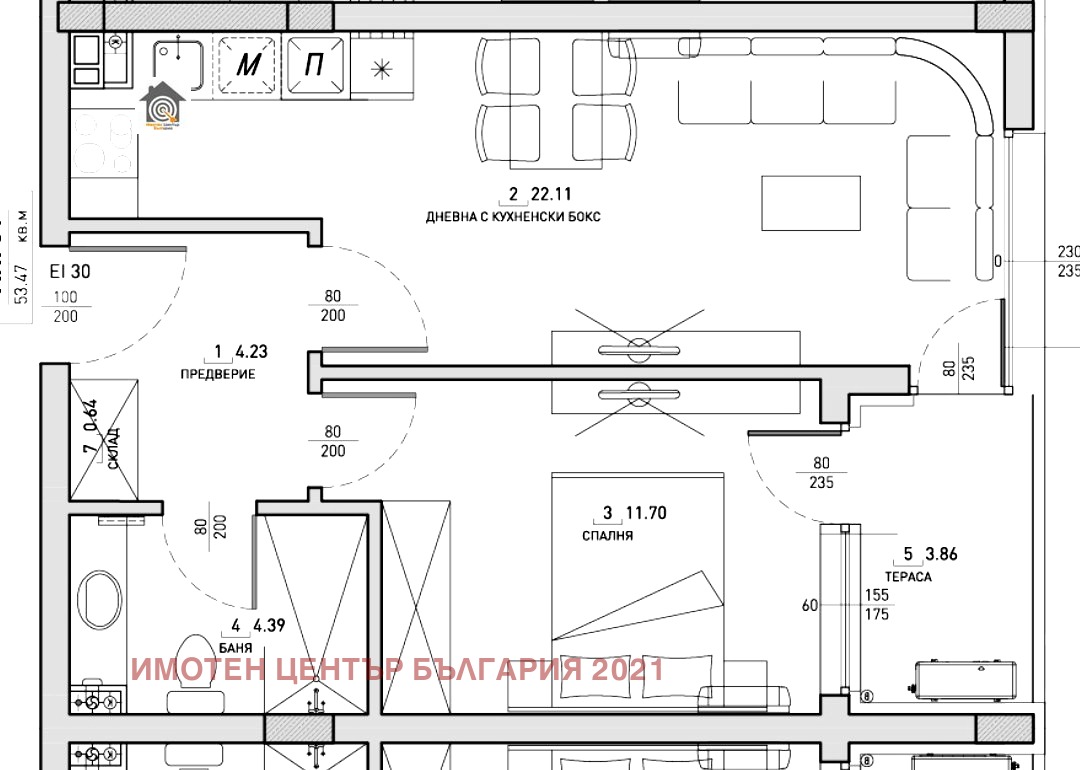Продава 2-СТАЕН, гр. София, Студентски град, снимка 2 - Апартаменти - 54966852