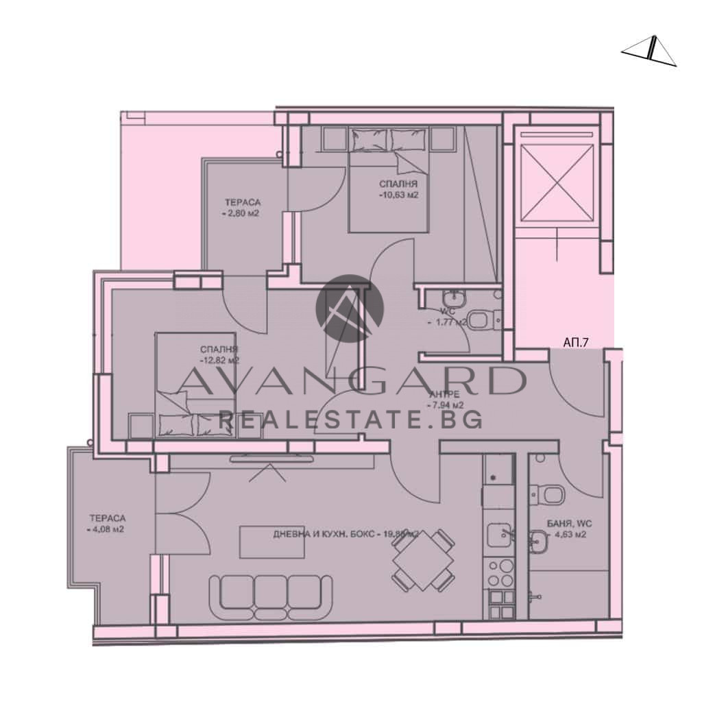 Продава 3-СТАЕН, гр. Пловдив, Център, снимка 2 - Апартаменти - 49796794