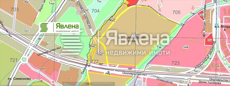 Продава ПАРЦЕЛ, гр. София, в.з.Американски колеж, снимка 3 - Парцели - 47696768