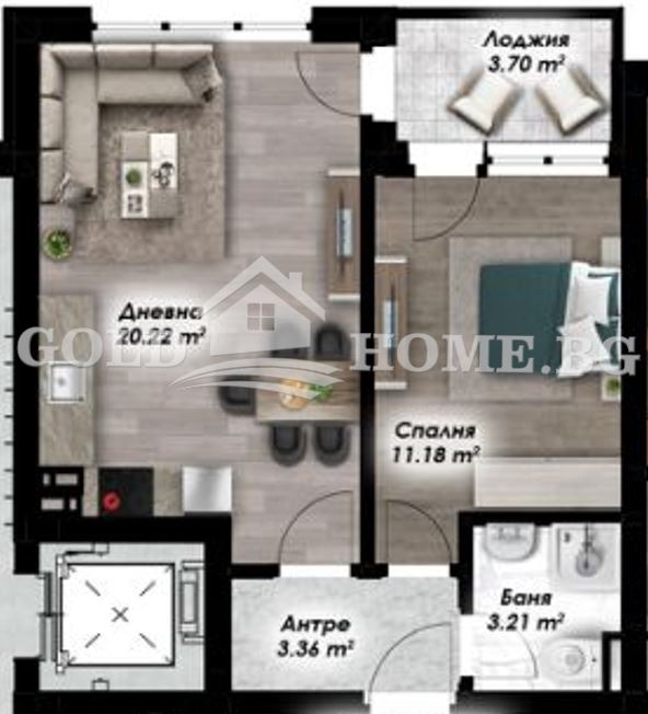 Продава 2-СТАЕН, гр. Пловдив, Остромила, снимка 2 - Апартаменти - 54300713