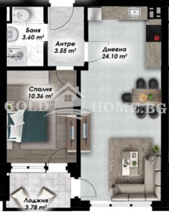 Продава 2-СТАЕН, гр. Пловдив, Остромила, снимка 5 - Апартаменти - 54300713