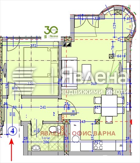 Продава 2-СТАЕН, с. Кранево, област Добрич, снимка 8 - Апартаменти - 55756298