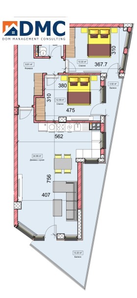 2 bedroom Briz, Varna 2