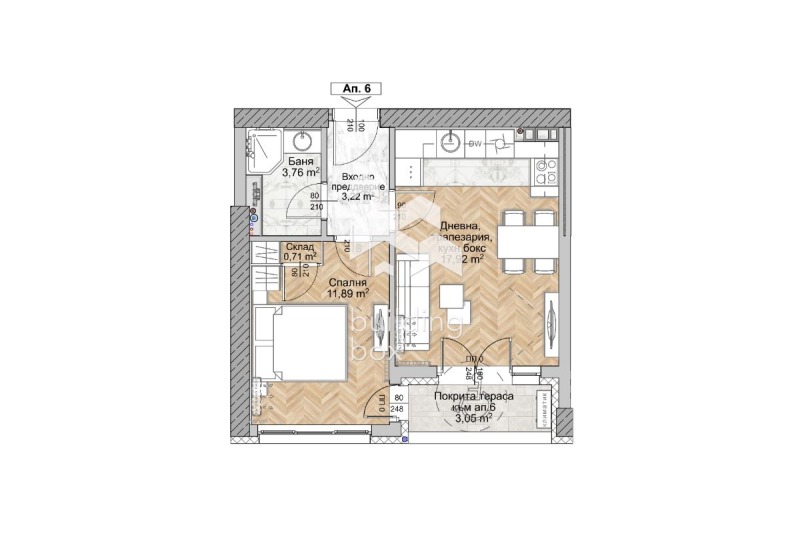 Продава 2-СТАЕН, гр. София, Люлин 8, снимка 2 - Апартаменти - 53326662