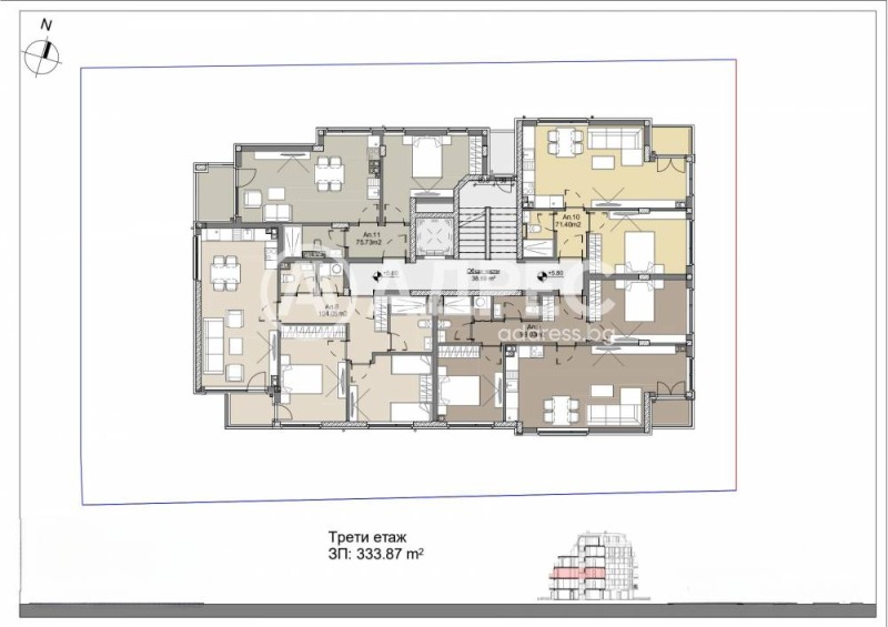 Продава 3-СТАЕН, гр. София, област София-град, снимка 8 - Апартаменти - 53441415