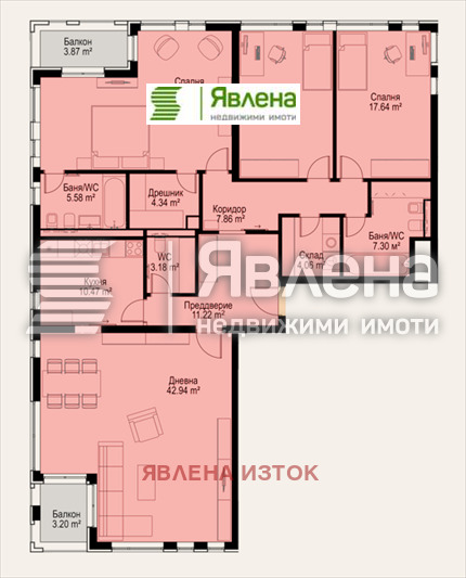 Продава 4-СТАЕН, гр. София, Бояна, снимка 13 - Aпартаменти - 48936940