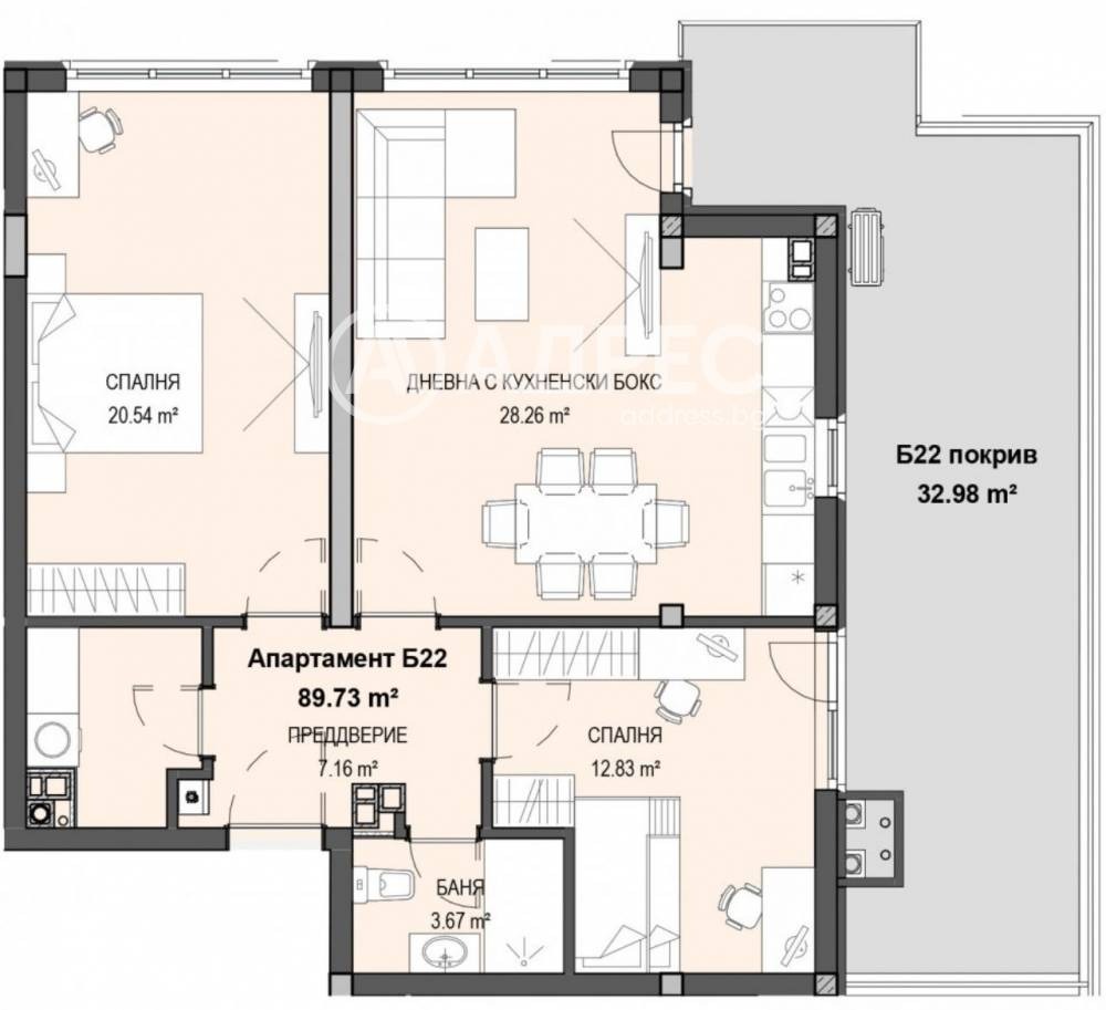 Продава 3-СТАЕН, гр. София, Кръстова вада, снимка 4 - Апартаменти - 54110706