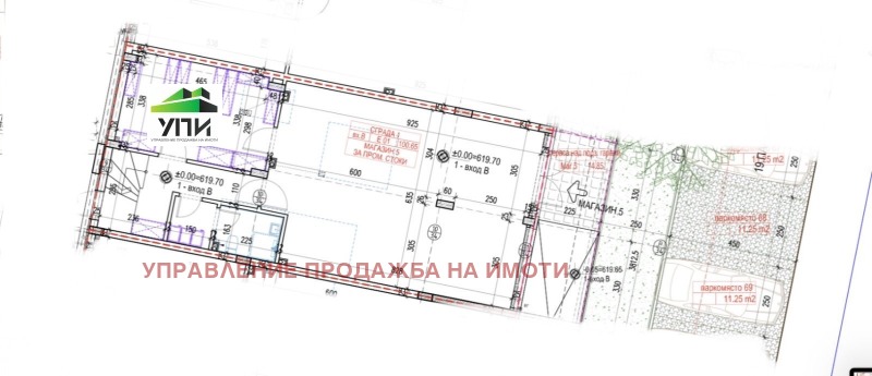 Продава МАГАЗИН, гр. София, Малинова долина