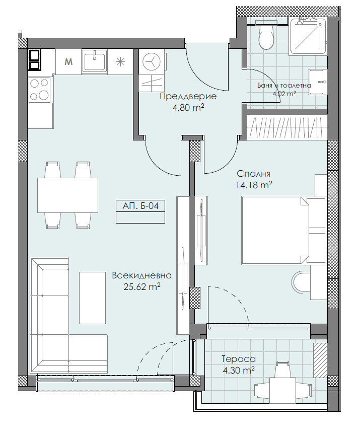 Продава 2-СТАЕН, гр. Пловдив, Остромила, снимка 2 - Aпартаменти - 49286857