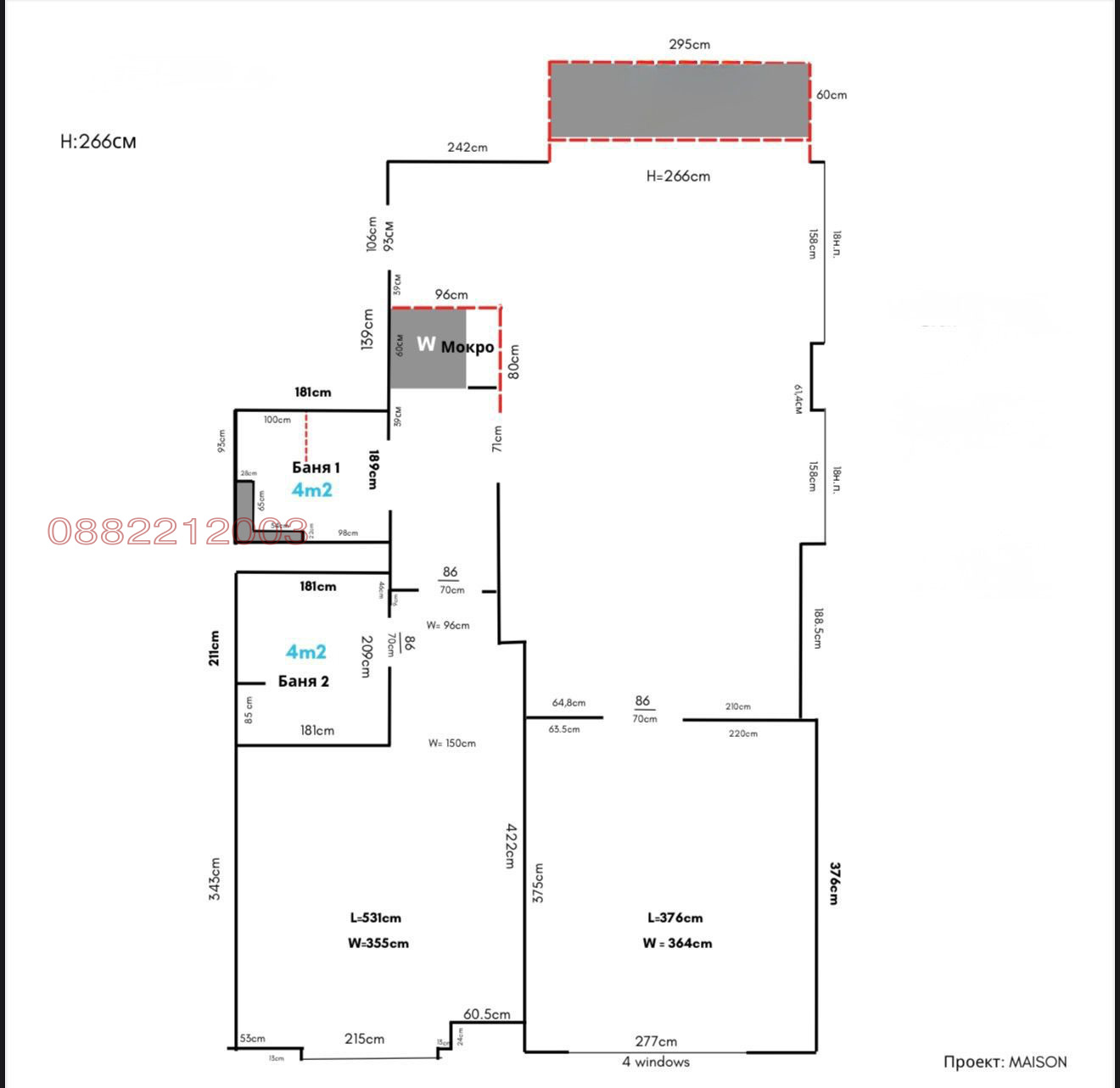 Продава 3-СТАЕН, гр. София, Лозенец, снимка 10 - Апартаменти - 53779264