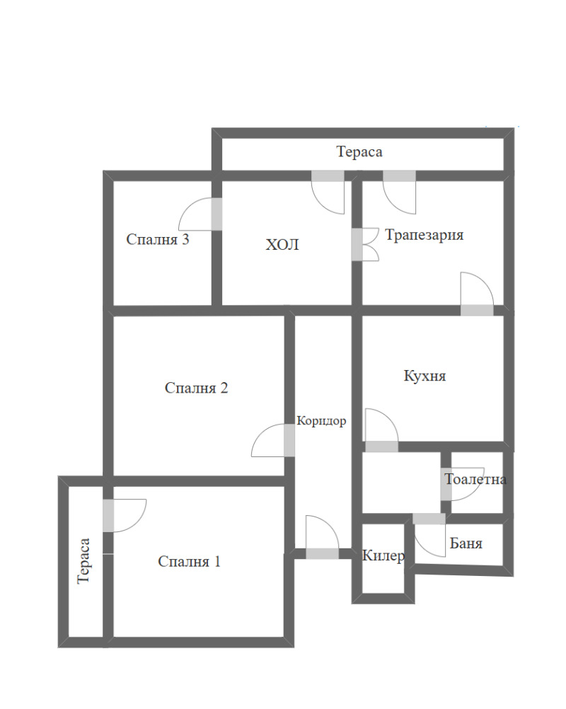 Продается  3 спальни Велико Търново , Център , 127 кв.м | 77533017 - изображение [2]