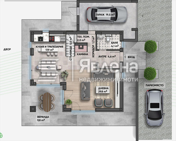 Продава КЪЩА, с. Близнаци, област Варна, снимка 2 - Къщи - 53251458