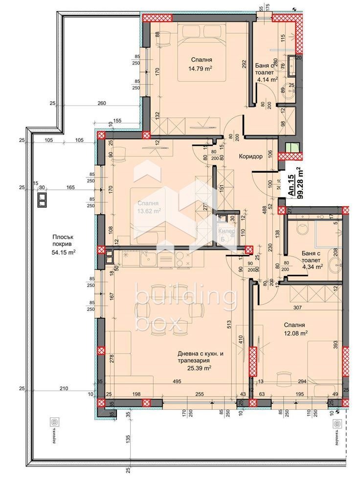 In vendita  3 camere da letto Varna , m-t Pchelina , 116 mq | 26523668 - Immagine [3]