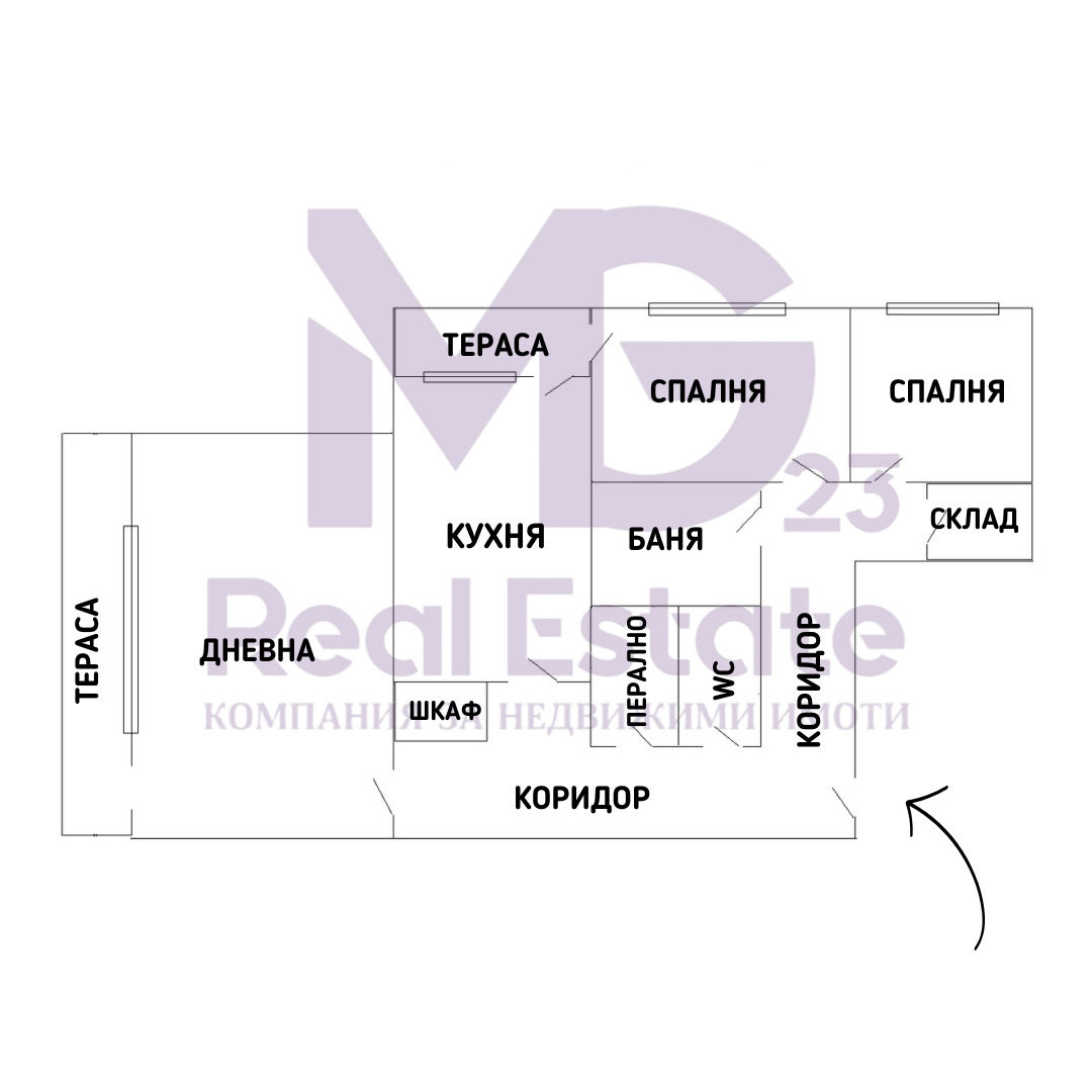 Продава 3-СТАЕН, гр. Пловдив, Кършияка, снимка 10 - Апартаменти - 55672100