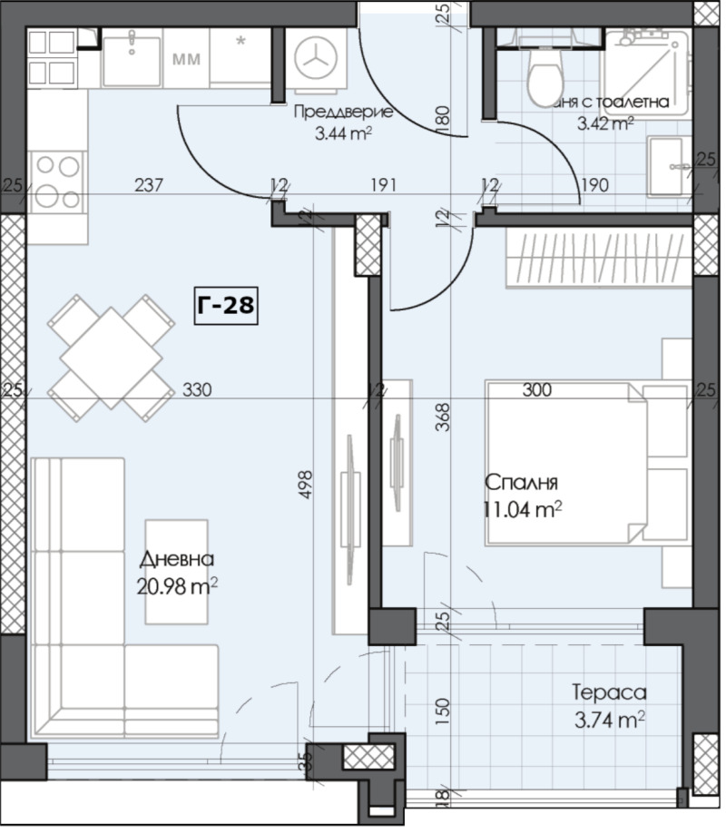 Zu verkaufen  1 Schlafzimmer Plowdiw , Karschijaka , 62 qm | 46818811 - Bild [2]