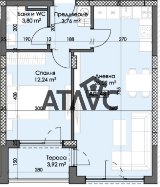 Продава 2-СТАЕН, гр. Пловдив, Тракия