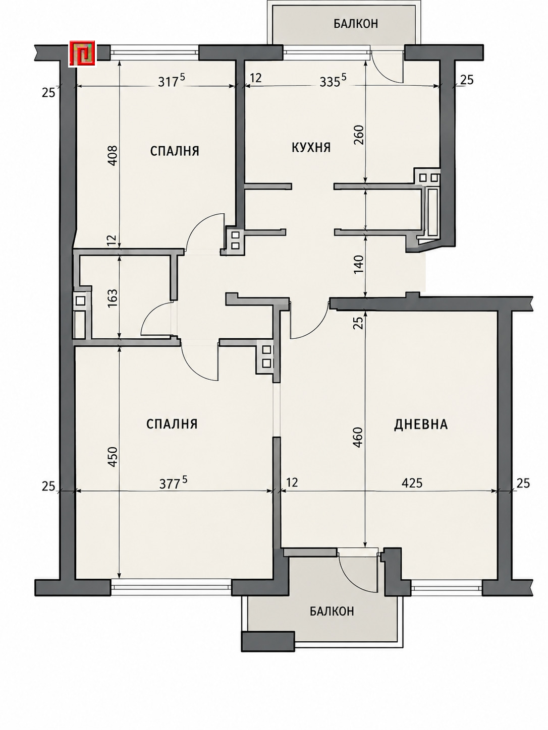 Продава 3-СТАЕН, гр. София, Яворов, снимка 3 - Апартаменти - 56232915
