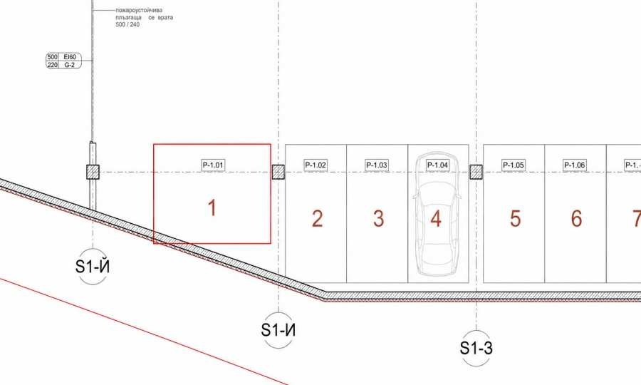 Продава ГАРАЖ, ПАРКОМЯСТО, гр. Бургас, Славейков, снимка 3 - Гаражи и паркоместа - 55570389