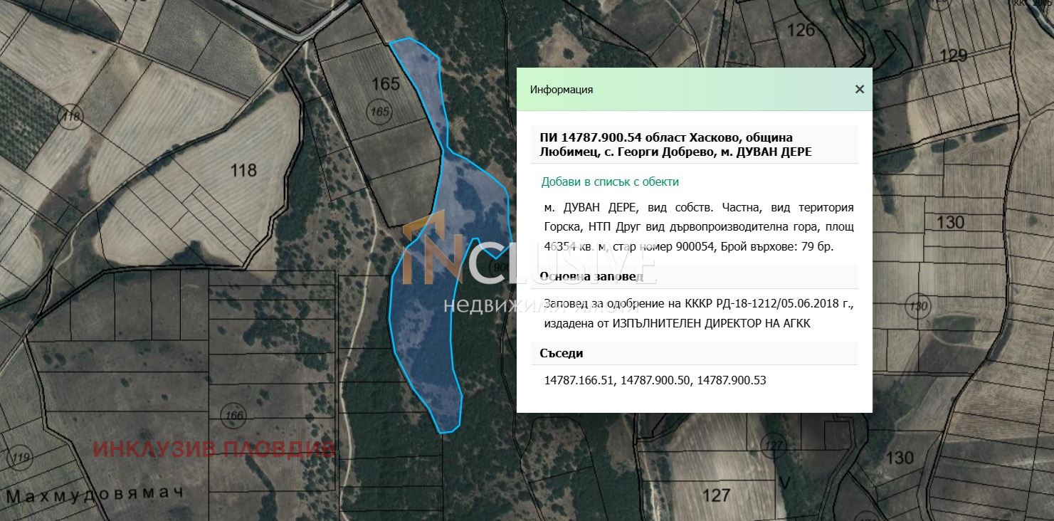 Продава ЗЕМЕДЕЛСКА ЗЕМЯ, с. Георги Добрево, област Хасково