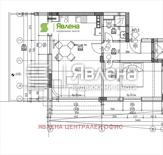 Myytävänä  1 makuuhuone Sofia , Malinova dolina , 71 neliömetriä | 88995154 - kuva [9]