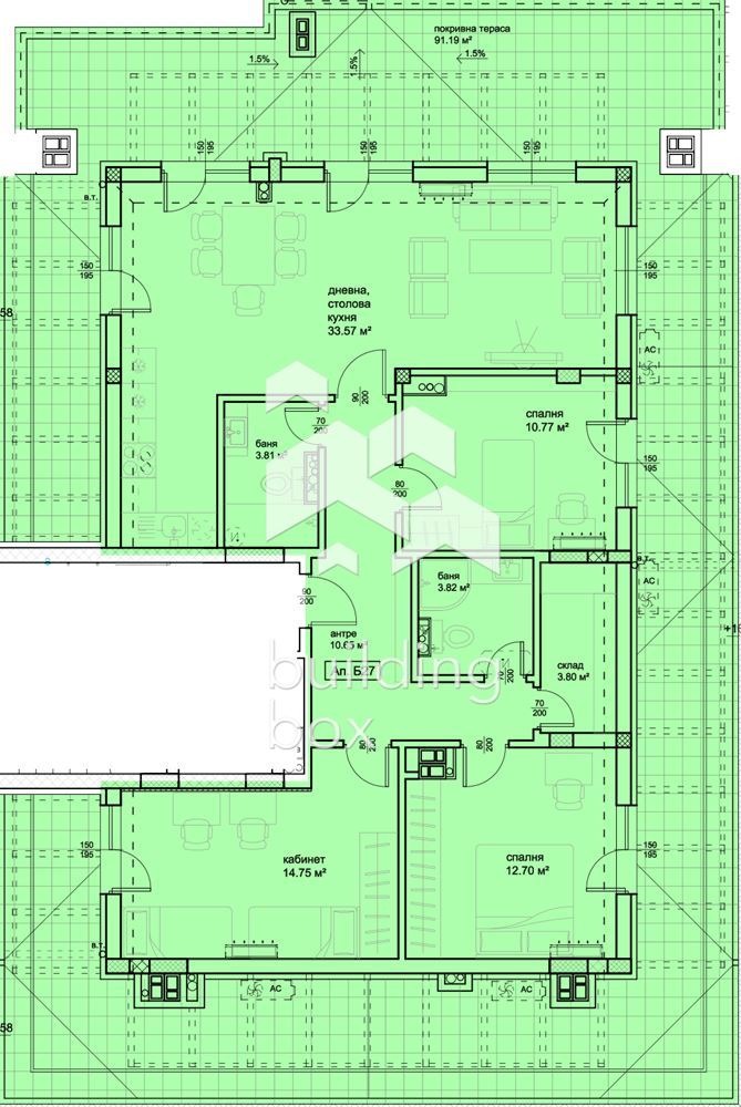 Продава 4-СТАЕН, гр. Пловдив, Христо Смирненски, снимка 13 - Апартаменти - 53163794