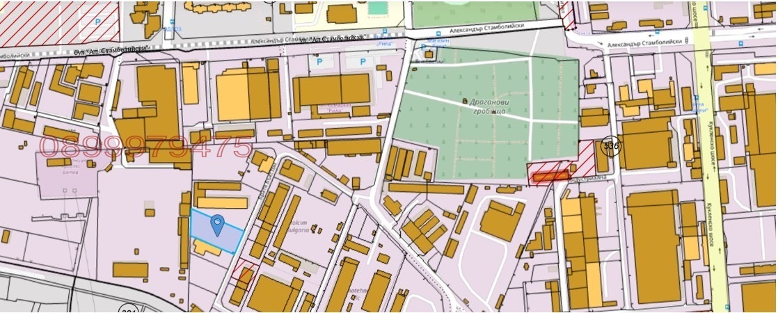 Продава ПАРЦЕЛ, гр. Пловдив, Индустриална зона - Юг, снимка 2 - Парцели - 54928284
