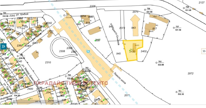 Продава ПАРЦЕЛ в град София, Триъгълника - 1179 кв.м / 2 947 500 € » 5 764 808.93 лв., ПАРАДАЙС ТИЙМ ЕСТЕЙТС