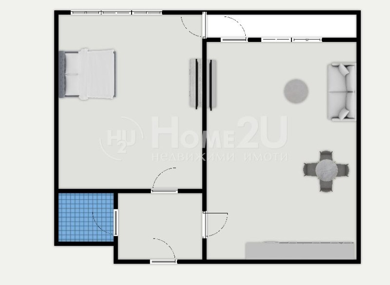 Te koop  1 slaapkamer Plovdiv , Gagarin , 62 m² | 40211897 - afbeelding [6]