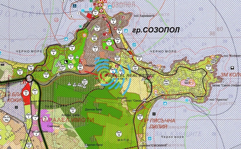 Продава  Парцел област Бургас , гр. Созопол , 1609 кв.м | 43874369 - изображение [3]