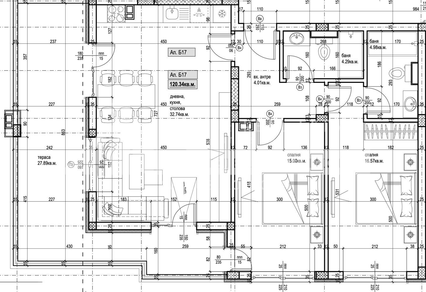 Продава 3-СТАЕН, гр. Пловдив, Христо Смирненски, снимка 2 - Апартаменти - 53982181