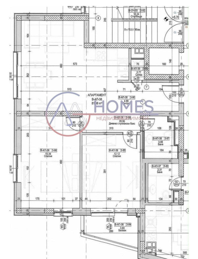 Продава 3-СТАЕН, гр. София, Кръстова вада, снимка 2 - Апартаменти - 53255791