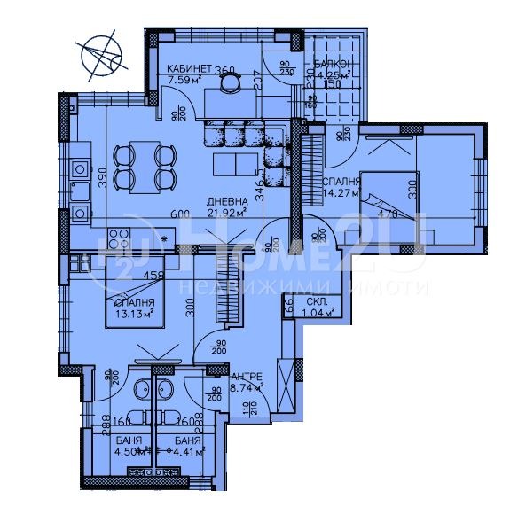 Продава 3-СТАЕН, гр. София, Дружба 1