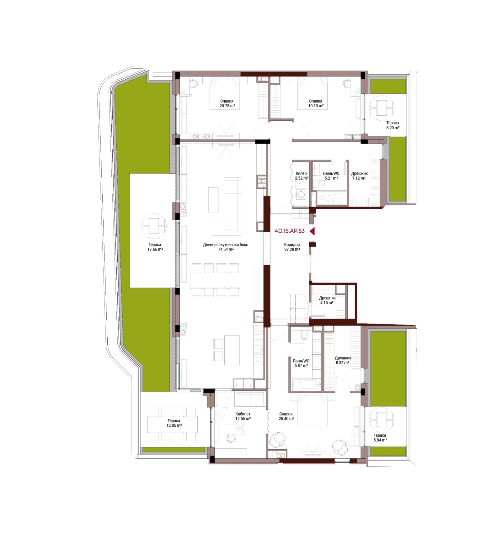 Продава МНОГОСТАЕН, гр. София, Лозенец, снимка 2 - Апартаменти - 47281662