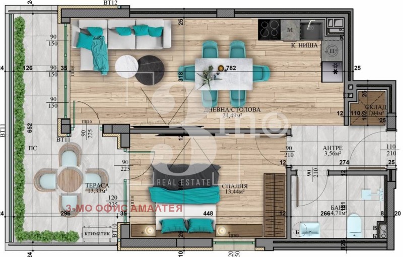 For Sale  1 bedroom Sofia , Studentski grad , 84 sq.m | 18659503 - image [2]