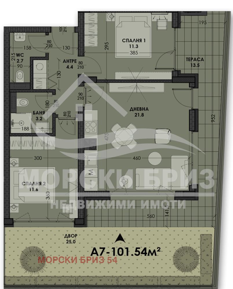 Продава 3-СТАЕН, гр. Варна, Виница, снимка 2 - Апартаменти - 55049092