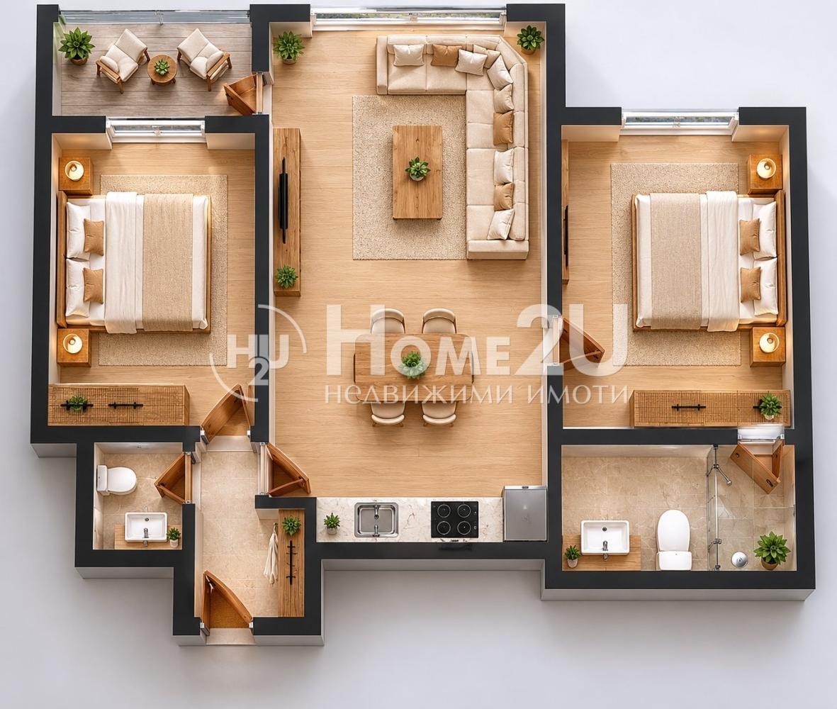 Продава 3-СТАЕН, гр. Бяла, област Варна, снимка 12 - Апартаменти - 55709244