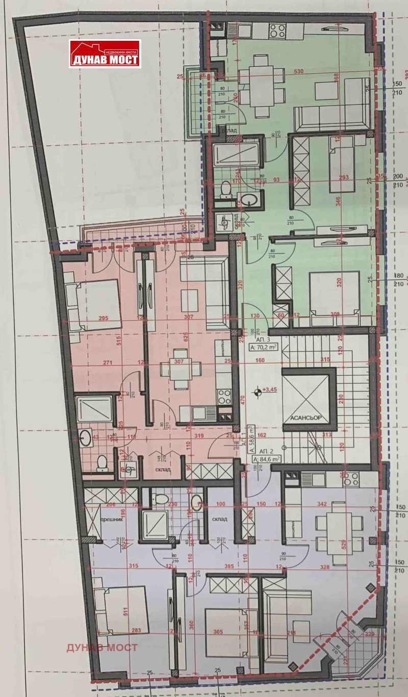 Продава 3-СТАЕН, гр. Русе, Родина 3, снимка 3 - Апартаменти - 52988373